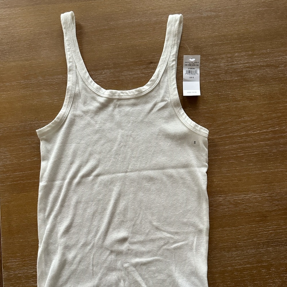 American Eagle, tank top, white